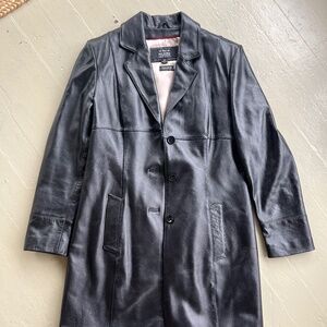 Wilson Leather Trench Coat